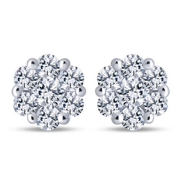 14k white gold 0.25 ctw Diamond Fashion Stud Earrings