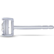 14K WHITE GOLD 0.25 CtW Round Diamond Earrings