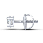 14k white gold 0.25 ctw Diamond Stud Earrings