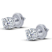 14k white gold 0.50 ctw Diamond Stud Earrings