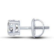 14k white gold 0.50 ctw Diamond Stud Earrings