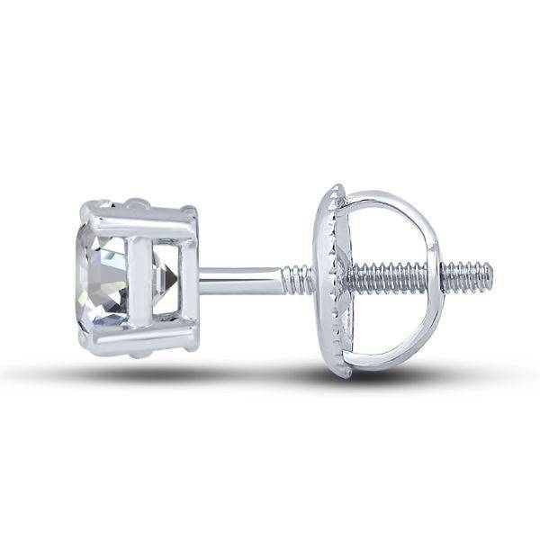 14k white gold 0.50 ctw Diamond Stud Earrings