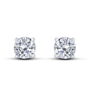 14K White Gold 0.50 Ctw Stud Earrings