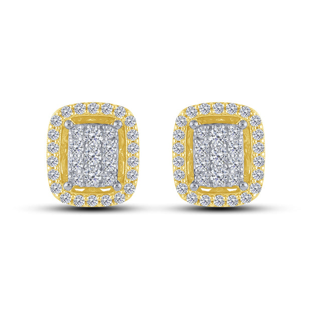 14K Yellow Gold 0.334 ctw Composite Earrings