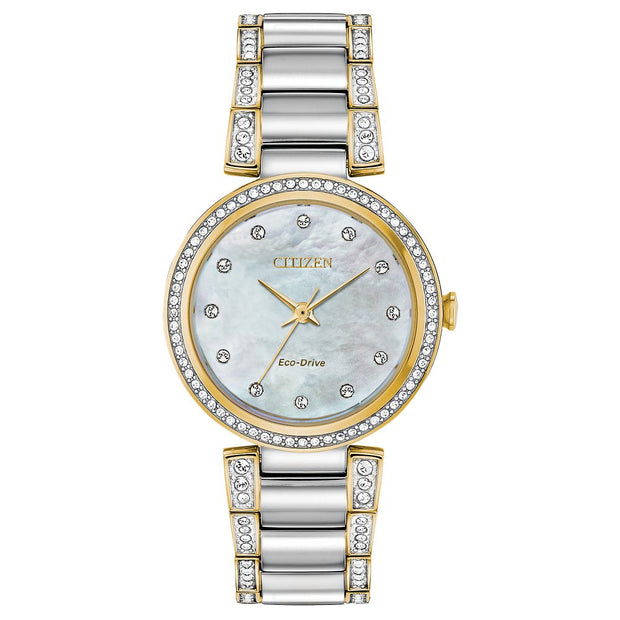 CITIZEN Eco-Drive Quartz Crystal WATCH EM0844-58D