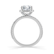 14K White Gold Lab-Grown 2 CTW Round Diamond Engagement Ring