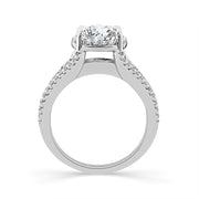 14K White Gold Lab-Grown 2.5 CTW Round Diamond Engagement Ring