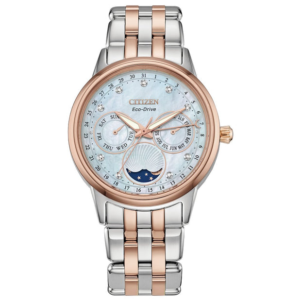 CITIZEN Eco-Drive Calendrier Ladies Watch FD0006-56D