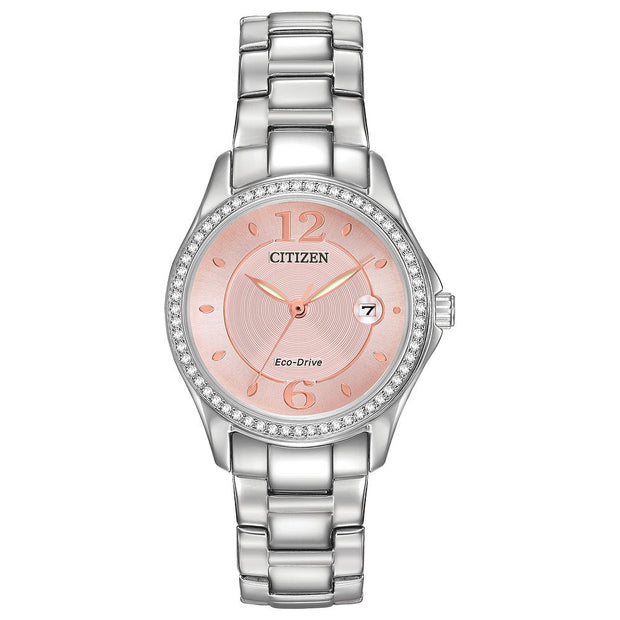 CITIZEN Eco-Drive Crystal Ladies Watch FE1140-86X