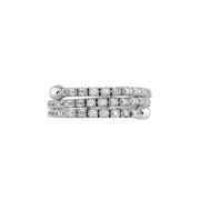 14K White Gold 5/8 CTW Diamond FASHION BAND
