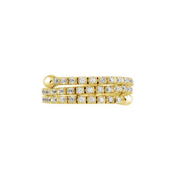 14K Yellow Gold 5/8 CTW Diamond FASHION Band
