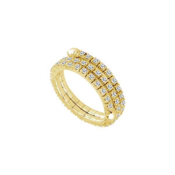 14K Yellow Gold 5/8 CTW Diamond FASHION Band