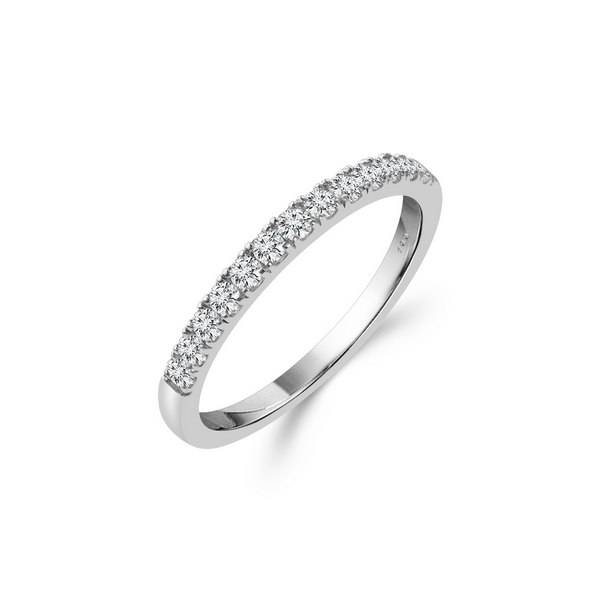 14K White Gold 1.25 ctw Princess Cut Diamond Bridal Set
