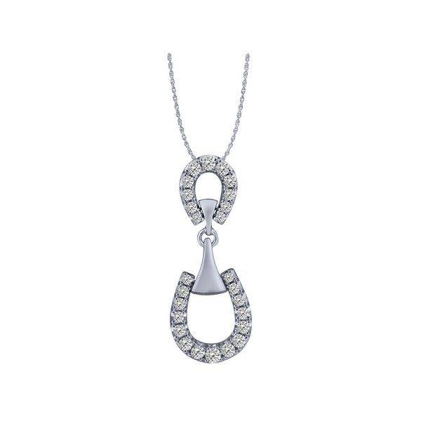 10K White GOLD 0.50 CTW DIAmond Hand Cuff Pendant
