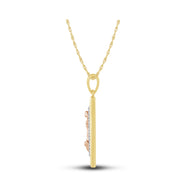 <p>14K Yellow Gold  0.20 ctw Religious  Pendant  </P>