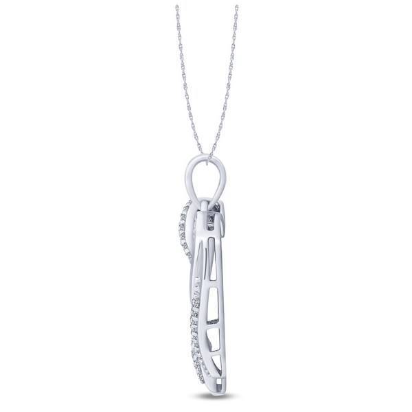 10K WHITE GOLD 0.33 CTW DIAMOND HALO PENDANT