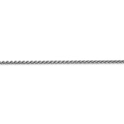 14k WG 2.1mm D/C Spiga Chain (Per Inch)