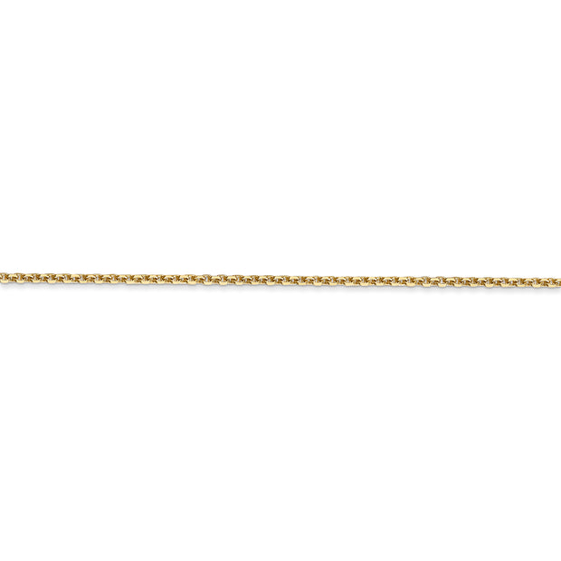14k 1.45mm 20in Solid D/C Cable Chain