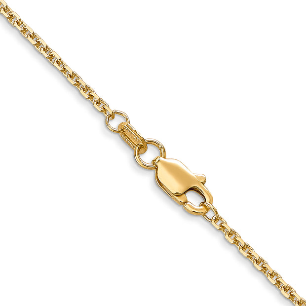 14k 1.45mm 20in Solid D/C Cable Chain