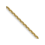 14k 0.95mm 18in D/C Cable Chain