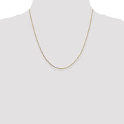 14k 0.7mm 20in Box with Spring Ring Clasp Chain