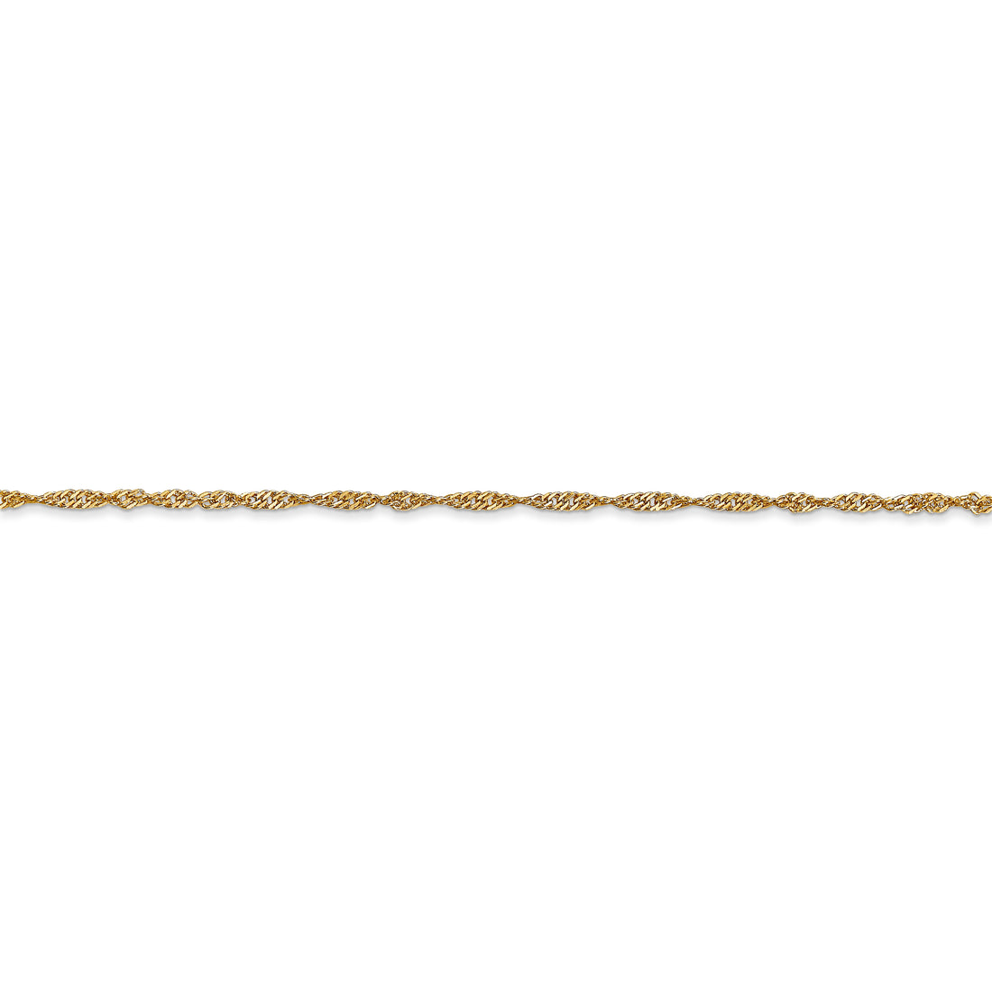14K 1.4mm 18In Singapore Chain