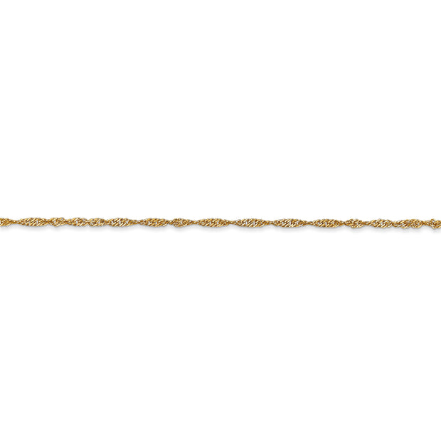 14k 1.4mm 18in Singapore Chain