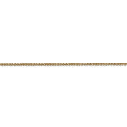 14k 1mm 18in Round Open Link Cable Chain