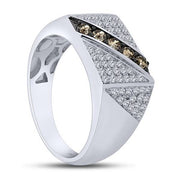 10k White Gold 1.00 ctw diamond Men's Ring