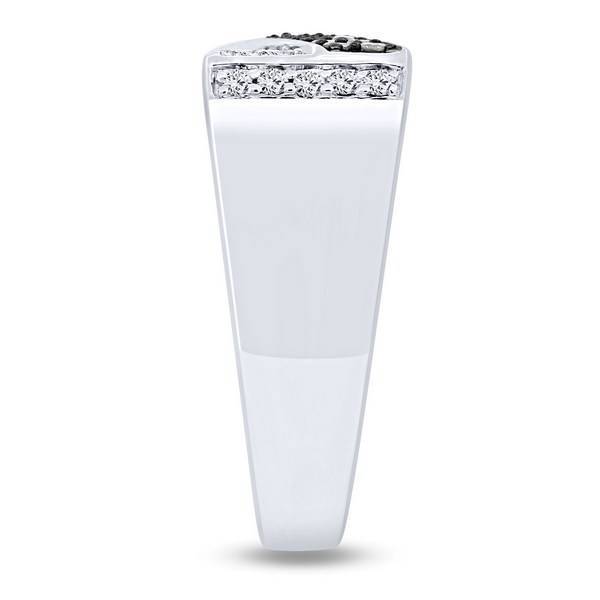 10k White Gold 0.63 ctw Diamond men's Ring