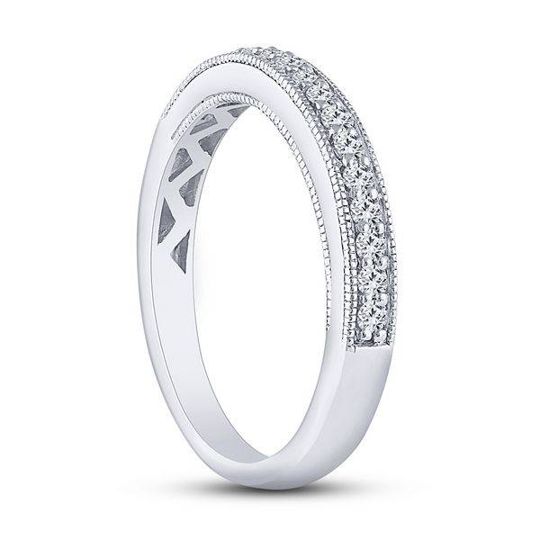 14K white gold 0.232 Ctw Wedding Band