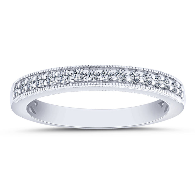 14K white gold 1.5 Ctw Composite Bridal set