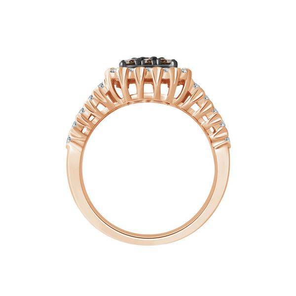 10K ROSE GOLD 1.25 CTW Diamond Halo Bridal Set
