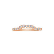 10K ROSE GOLD 1.25 CTW Diamond Halo Bridal Set
