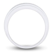 10k white gold 0.20 ctw Diamond Men's Band