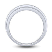 10k White Gold 0.25 ctw Diamond Men's Band