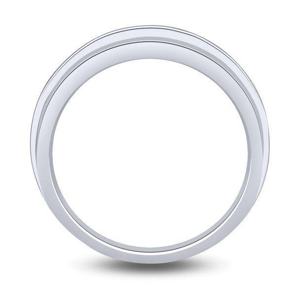 10k White Gold 0.25 ctw Diamond Men's Band