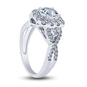 14K WHITE GOLD 2.00 CTW Diamond Bridal Set