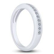 14k White Gold 0.50 ctw Channel Set Anniversary band
