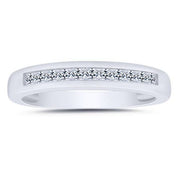 14k White Gold 0.50 ctw Channel Set Anniversary band