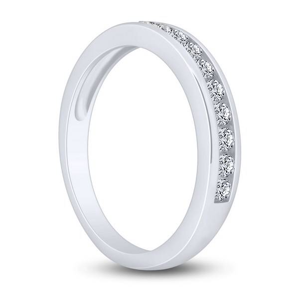 14k white gold 0.33 ctw Diamond Ladies Anniversary Band