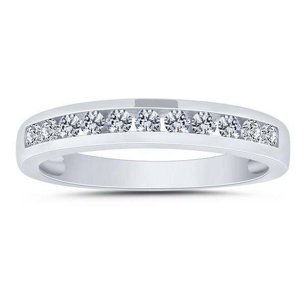 14k white gold 0.33 ctw Diamond Ladies Anniversary Band