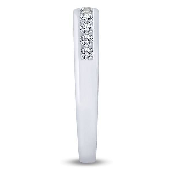 14k white gold 0.33 ctw Diamond Ladies Anniversary Band