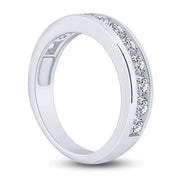 14k white gold 1.00 ctw Diamond Channel Set Anniversary Band