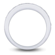 14k white gold 1.00 ctw Diamond Channel Set Anniversary Band