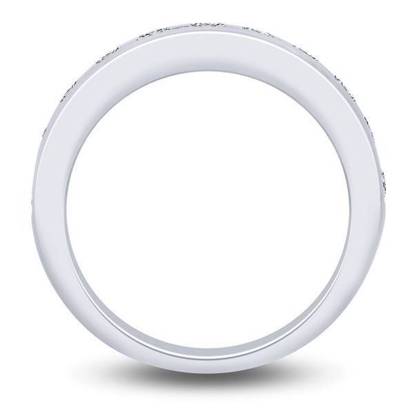 14k white gold 1.00 ctw Diamond Channel Set Anniversary Band