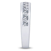 14k white gold 1.00 ctw Diamond Channel Set Anniversary Band