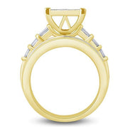 14k Yellow Gold 2.00 ctw Diamond quad Ring