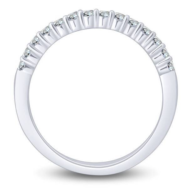 14k White Gold 0.33 ctw Diamond Anniversary Band