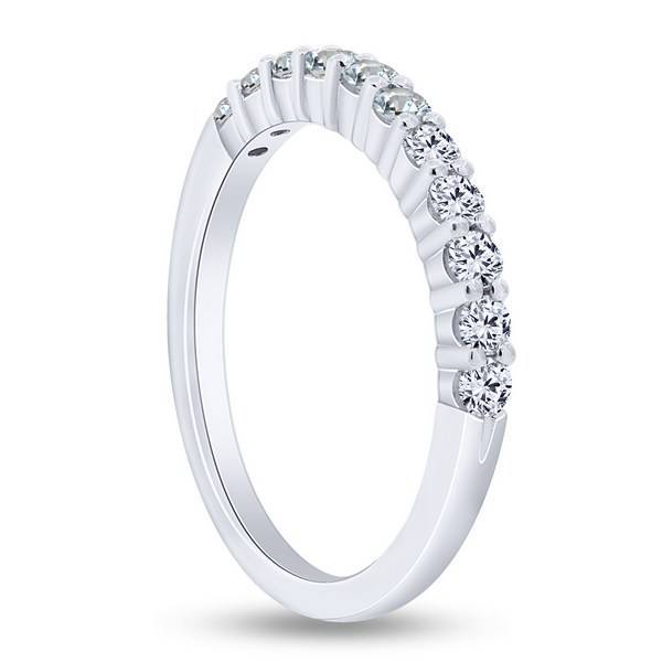 14K White Gold 0.50 ctw Diamond Anniversary Band